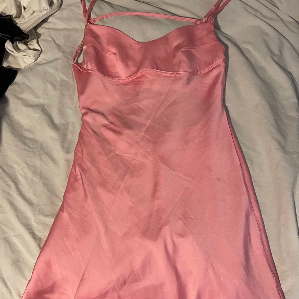 Pink Strappy Dress